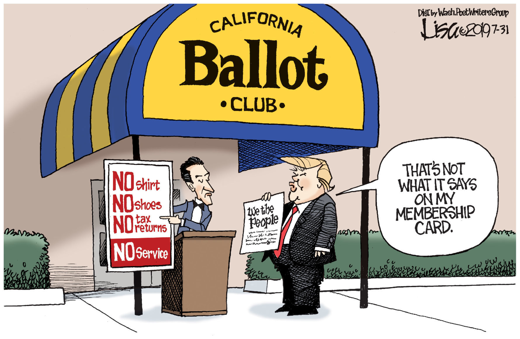 Lisa Benson cartoon